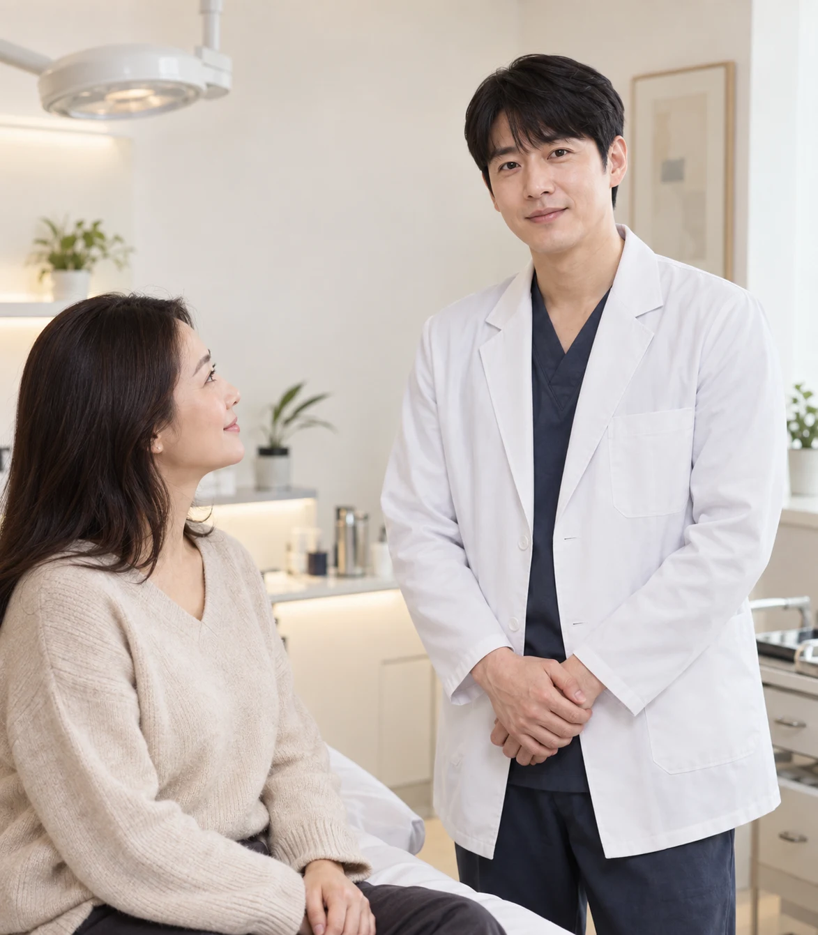 치과 가상 의료진 사진 예시