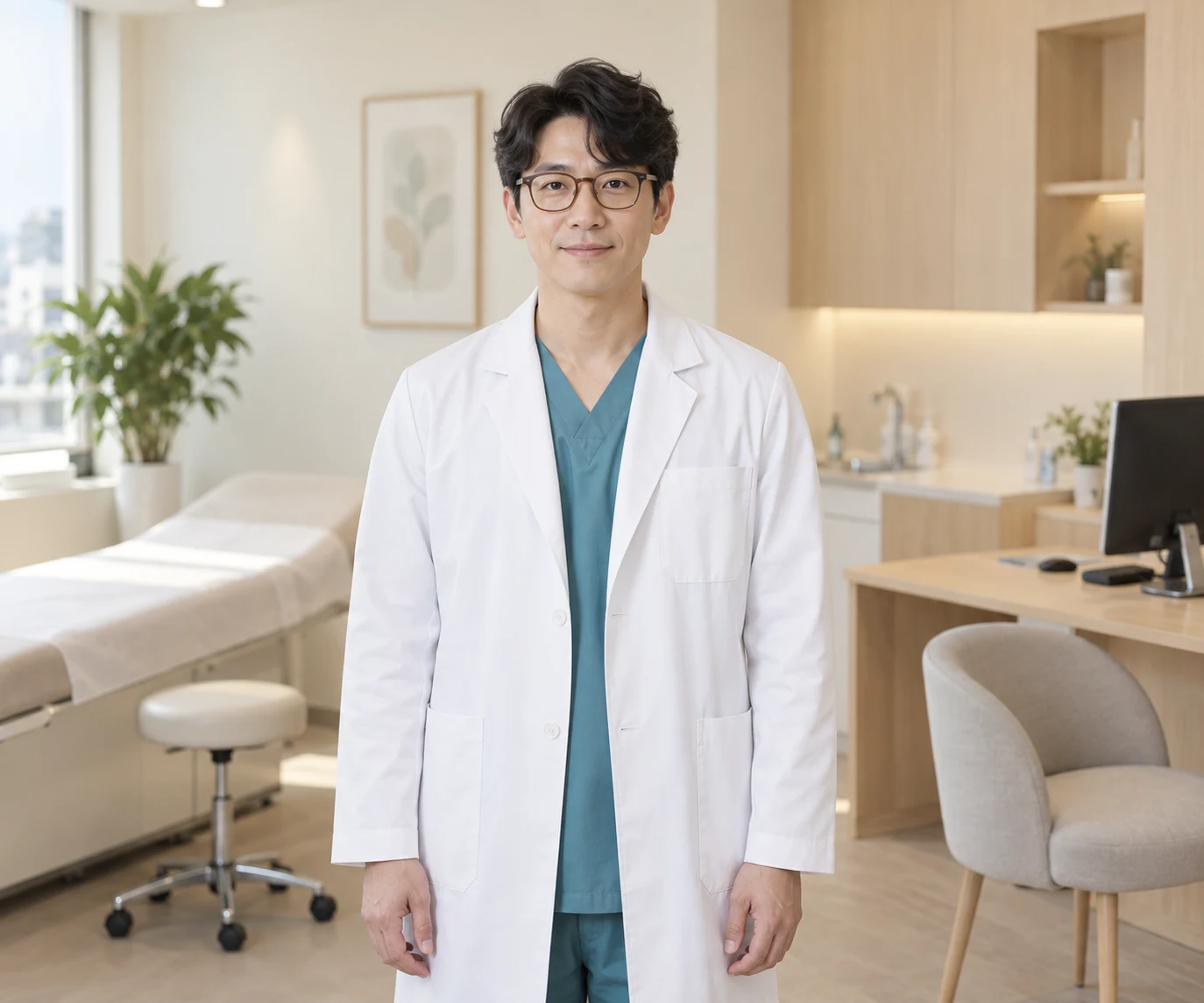 피부과 가상 의료진 사진 예시