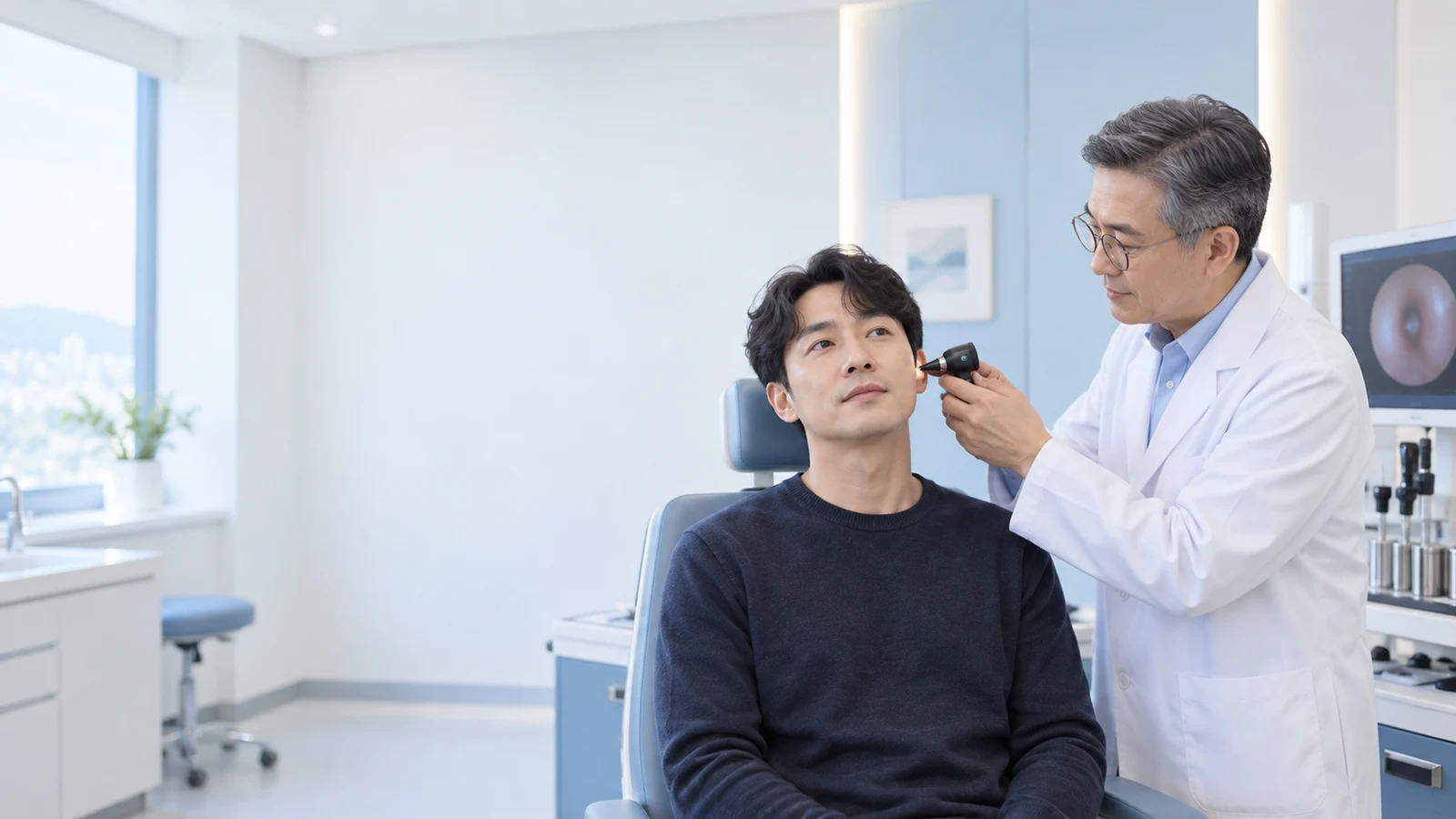 이비인후과 진료와 상담 이미지