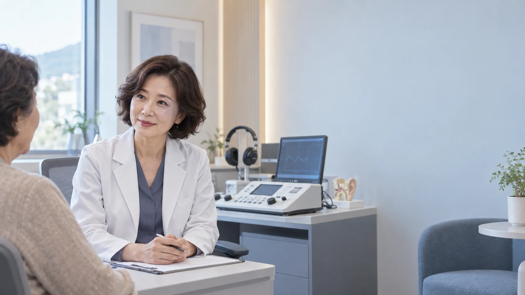 이비인후과 가상 의료진 사진 예시