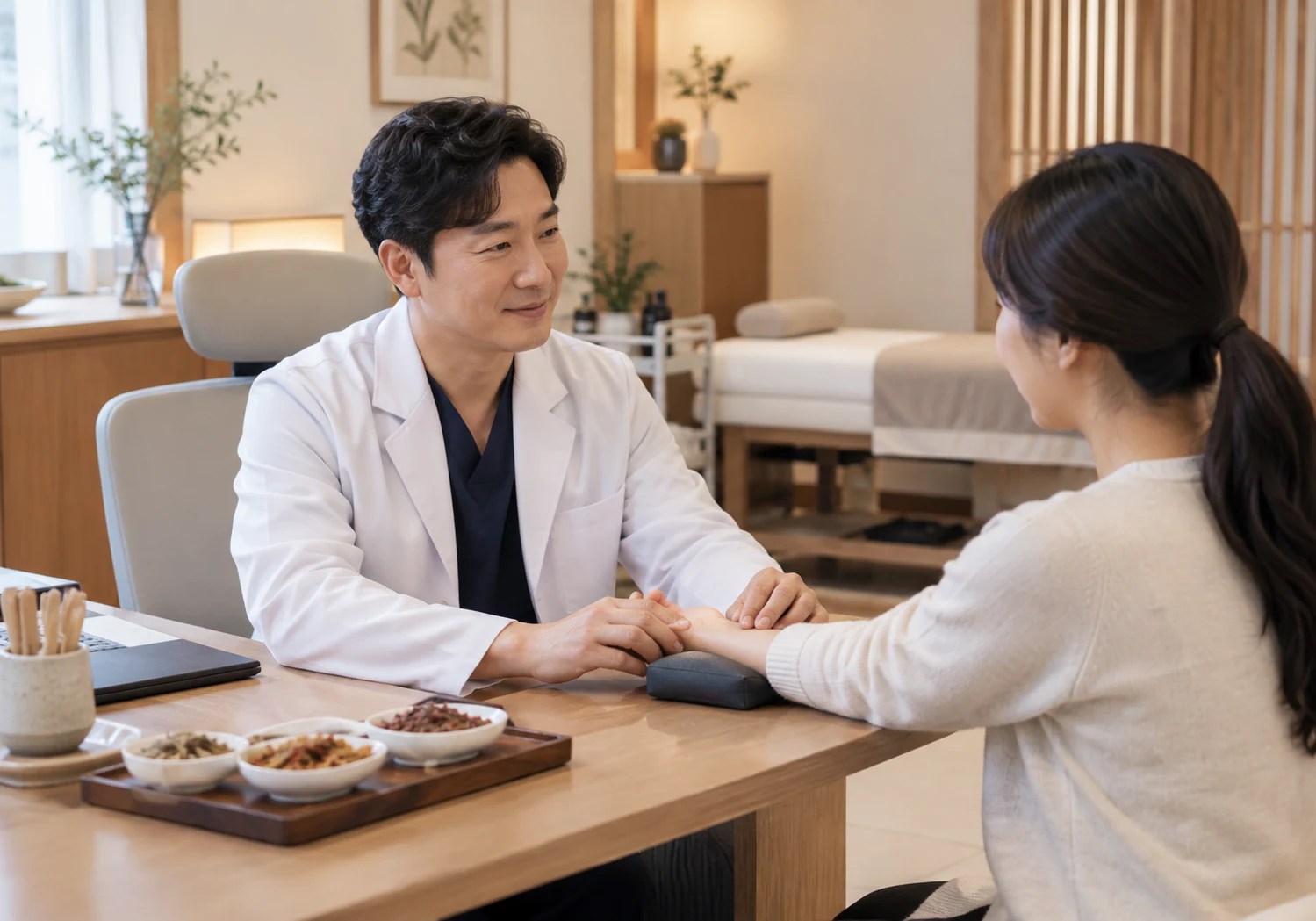한의원 진료 설명 예시 이미지