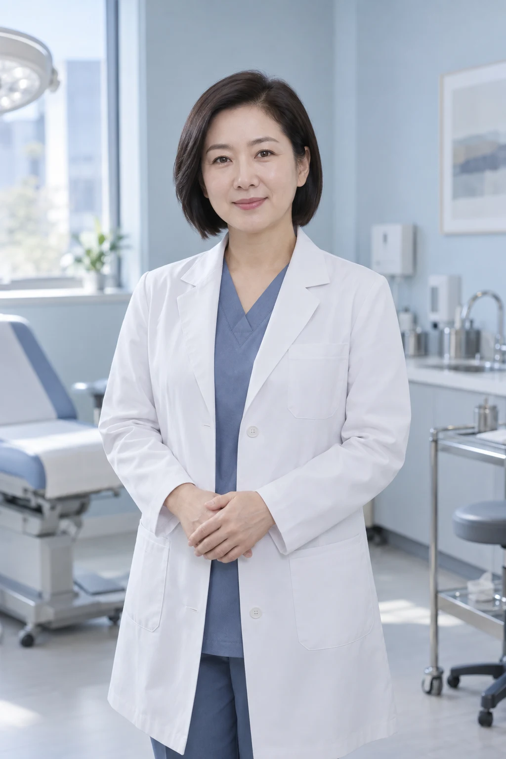 산부인과 가상 의료진 사진 예시