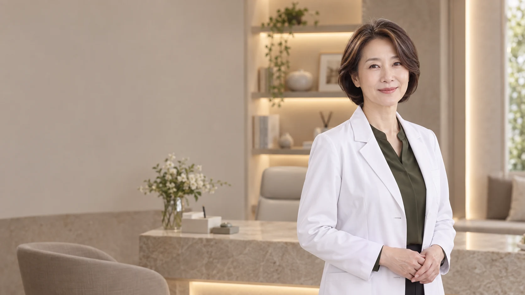 산부인과 가상 의료진 사진 예시