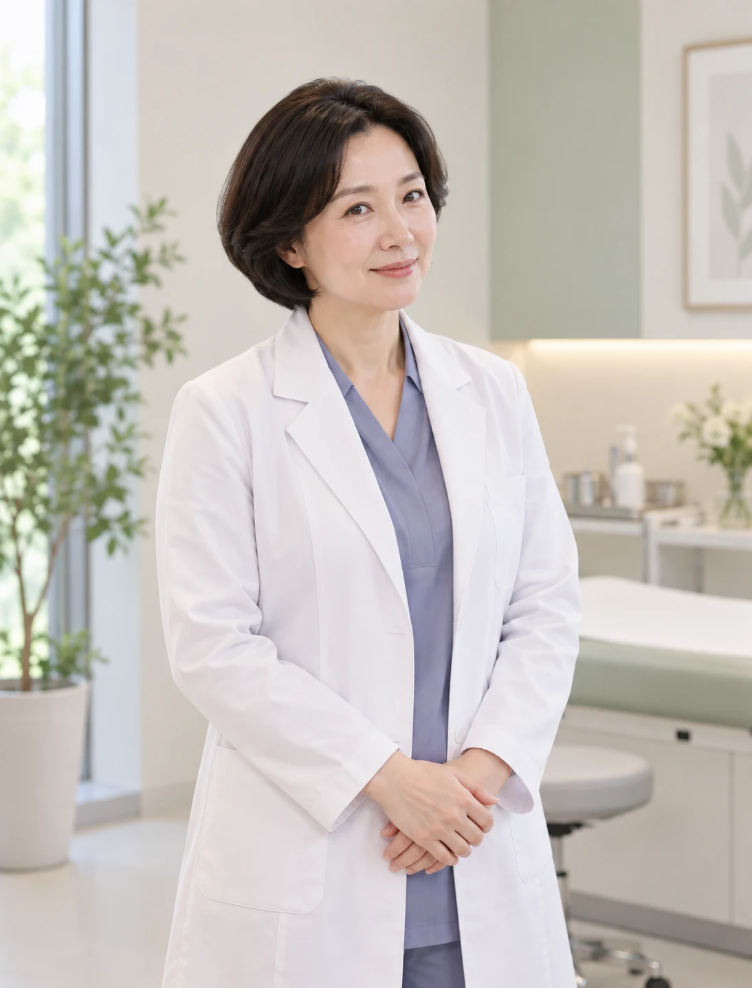 산부인과 가상 의료진 사진 예시