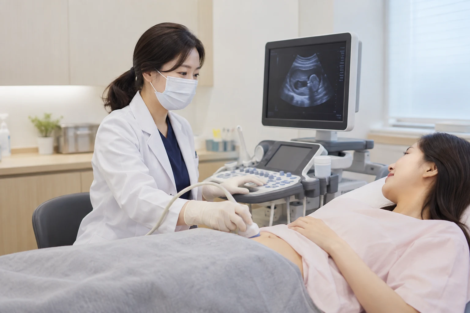 산부인과 진료 설명 예시 이미지
