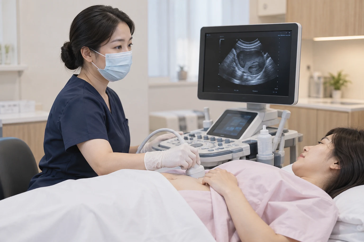 산부인과 진료 설명 예시 이미지