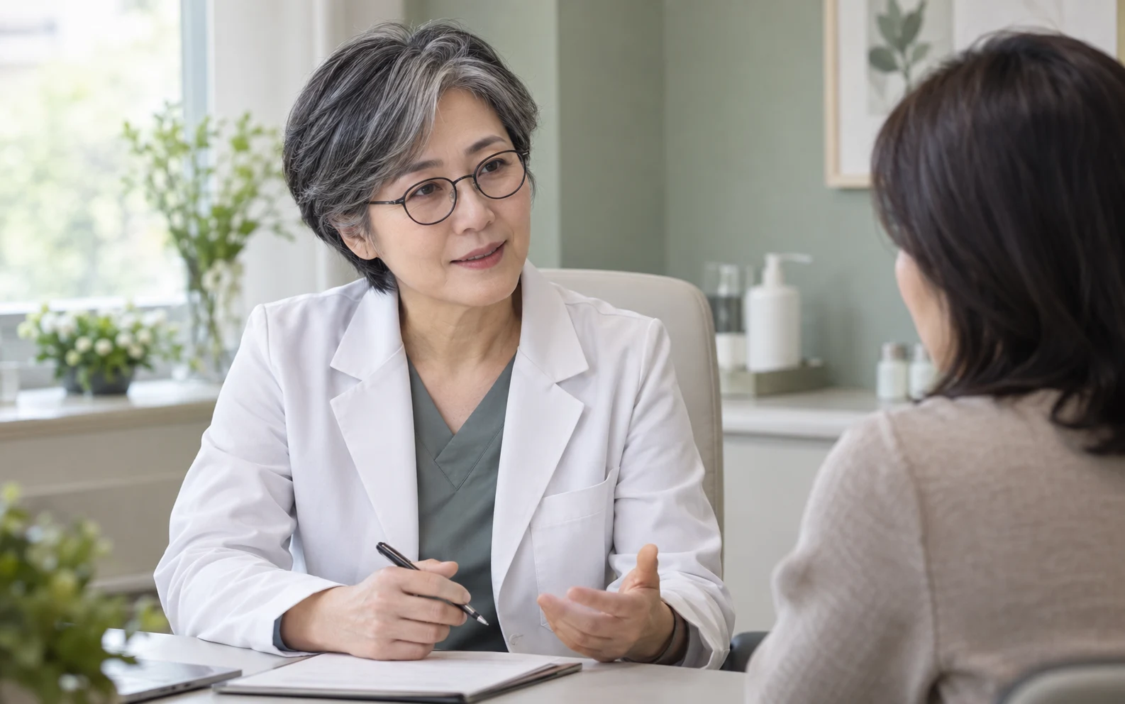 정형외과 가상 의료진 사진 예시