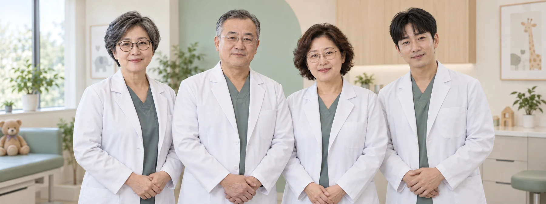 소아청소년과 가상 의료진 사진 예시