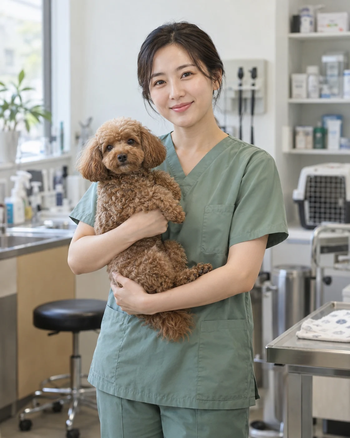 동물병원 가상 의료진 사진 예시