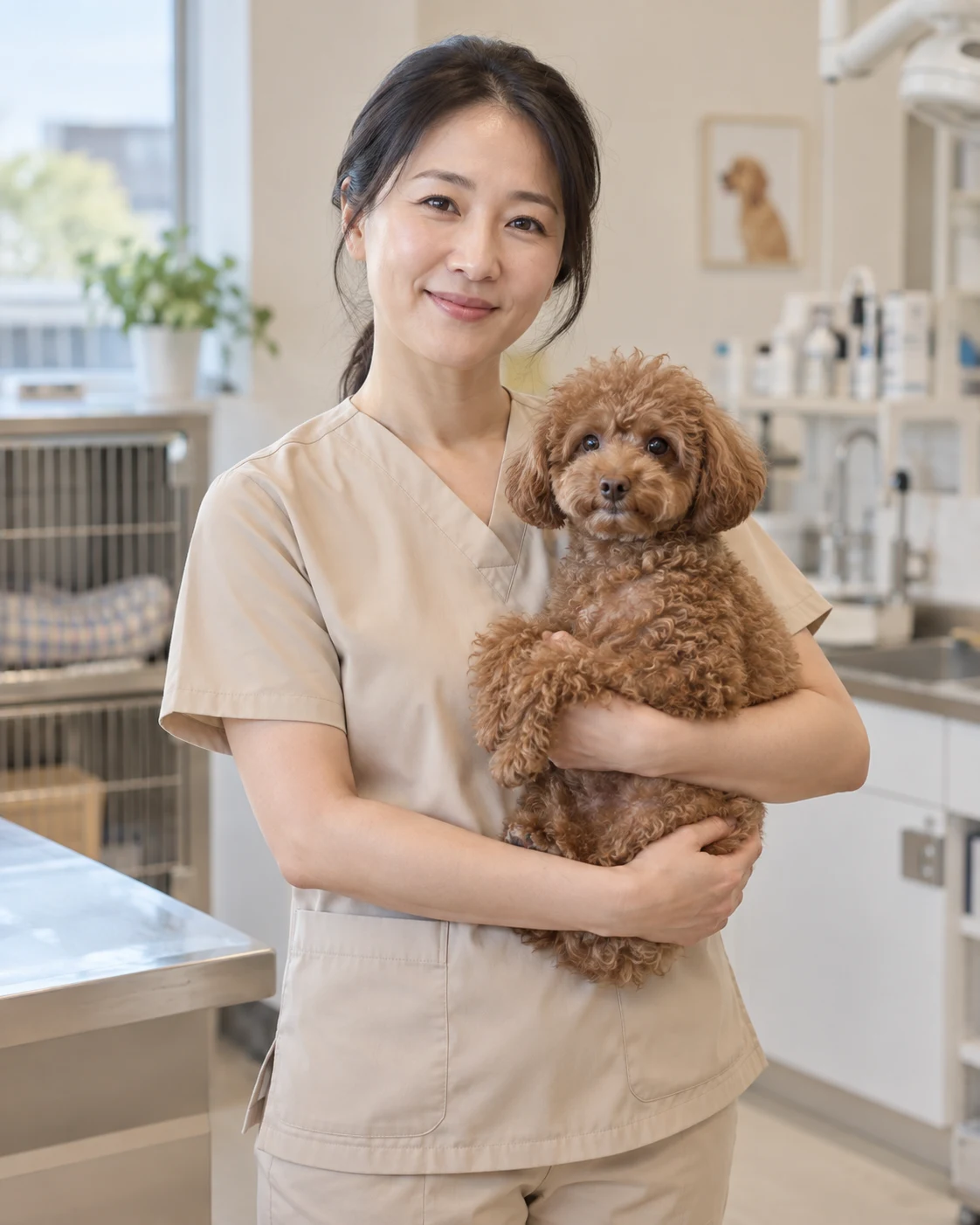 동물병원 가상 의료진 사진 예시